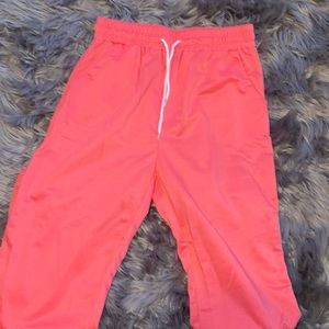 Hot pink joggers